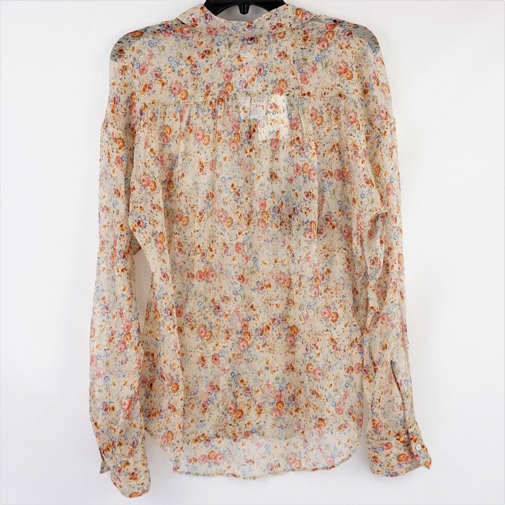 Dsquared2 Silk Floral-Print Button Up Shirt Women's - FCM58 - Picture 2 of 12